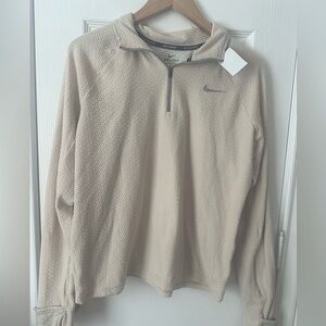 Nike Beige Long Sleeve Top
